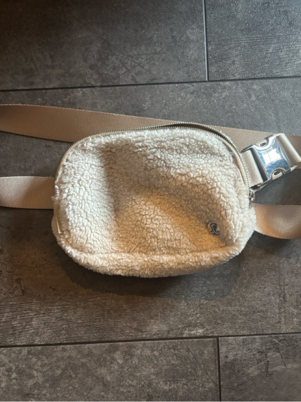 lululemon athletica Sherpa Belt Bag in Beige